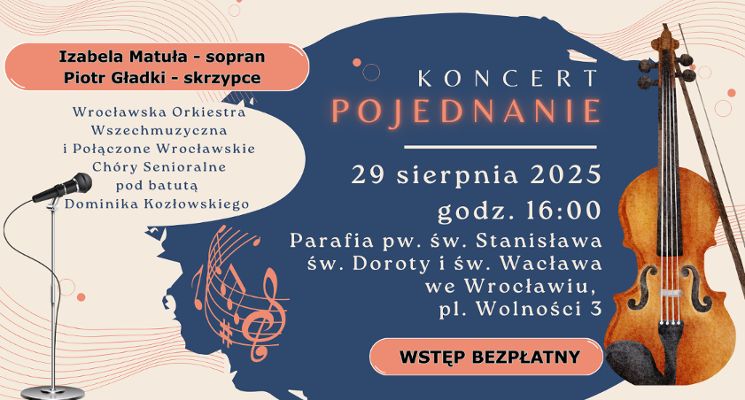 Plakat Koncert „Pojednanie”