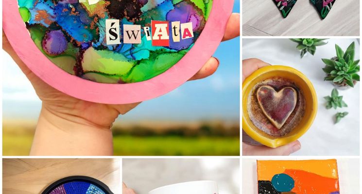 Plakat Ceramika, Żywica epoksydowa, Malarstwo Strukturalne i inne artystyczne warsztaty