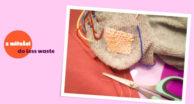 Plakat Cerowanie ręczne i drobne naprawy ubrań