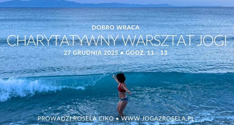 Plakat Joga - Warsztat Charytatywny