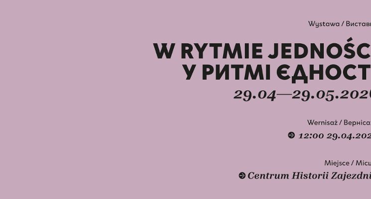 Plakat Wystawa prac młodzieży „W rytmie jedności”