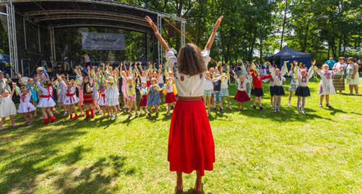 Plakat ŚWIĘTO WROCŁAWIA: Wielki Wrocławski Piknik i Noc Świętojańska