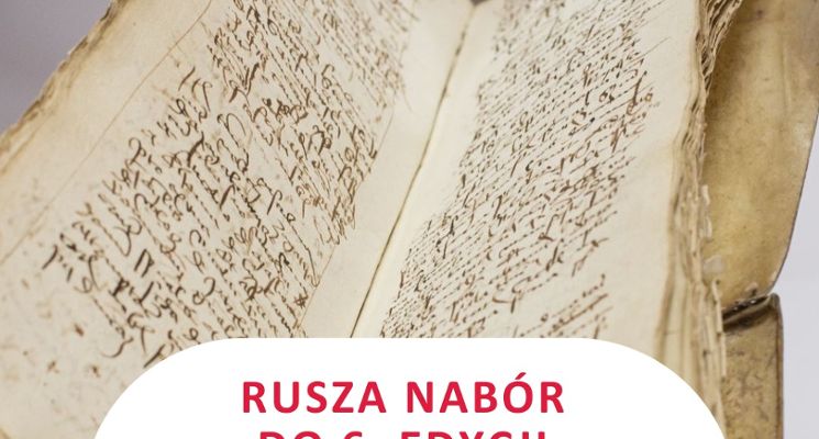 Plakat Nabór do 6. edycji Polskiej Listy Krajowej Programu UNESCO Pamięć Świata