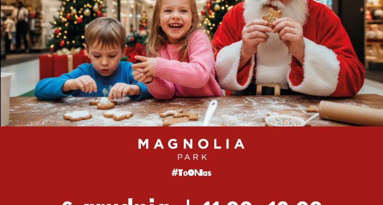 Plakat Mikołajkowa Magia Świąt w Magnolia Park