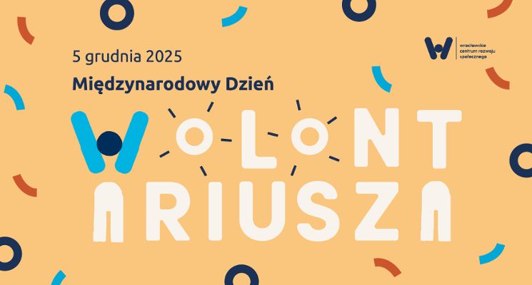 Plakat Świętuj z nami Międzynarodowy Dzień Wolontariusza
