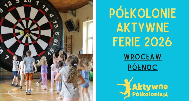 Plakat Półkolonie Wrocław Południe - Aktywne Ferie 2026