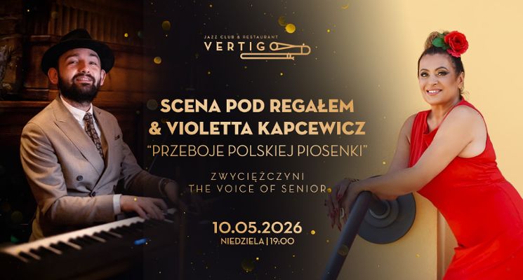 Plakat Scena Pod Regałem & Violetta Kapcewicz: Przeboje Polskiej Piosenki