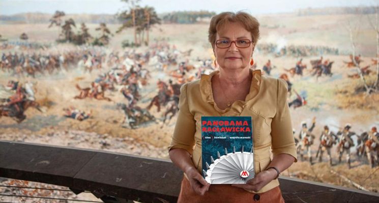 Plakat Panorama Racławicka. Idea. Kontekst. Współczesność. Prelekcja i spotkanie z Beatą Stragierowicz