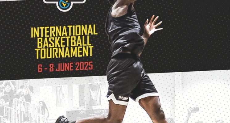 Plakat Turniej koszykówki Vertical Hoops EuroCup 2025