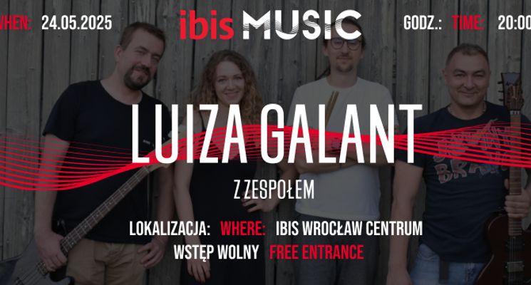 Plakat Koncert z okazji Dnia Matki: Luiza Galant z zespołem