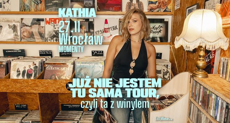 Plakat Kathia – Już nie jestem tu sama Tour, czyli trasa z winylem