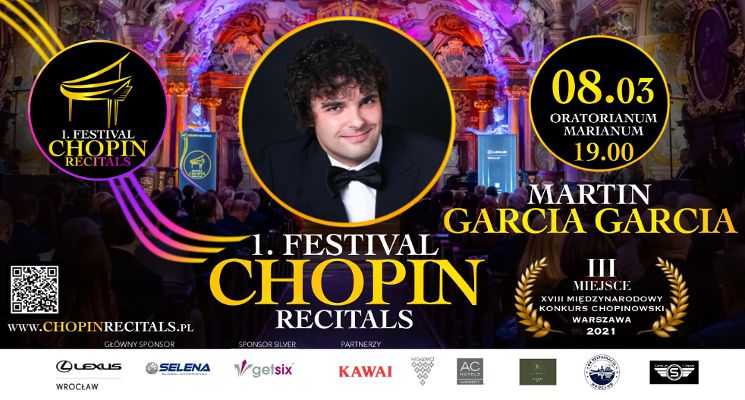 Plakat Festival Chopin Recitals - Martin Garcia Garcia