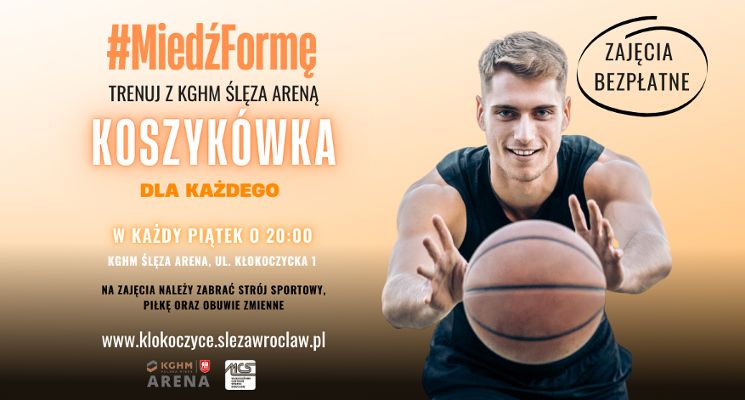 Plakat #MiedźFormę – koszykówka [bezpłatnie]