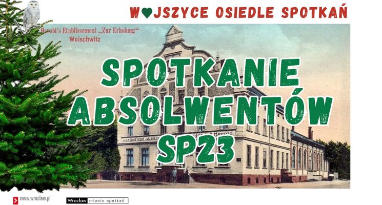 Plakat Spotkanie Absolwentów Szkoły Podstawowej nr 23