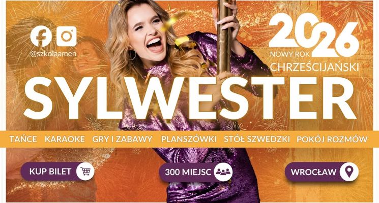 Plakat Sylwester z Amen!