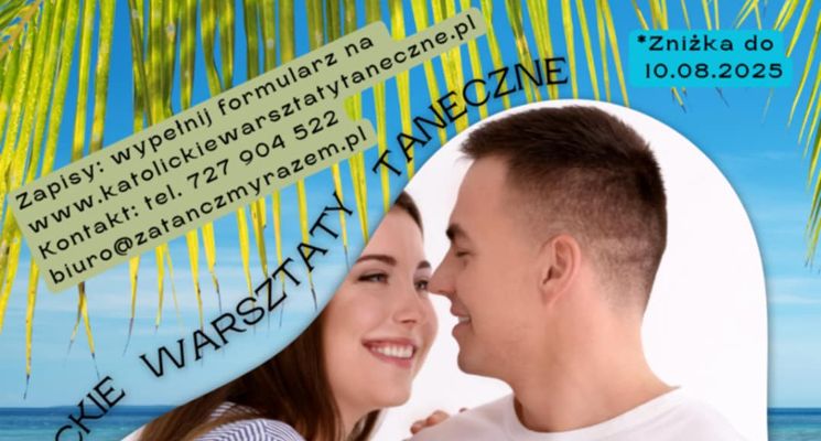 Plakat Warsztaty tańca użytkowego i walca wiedeńskiego