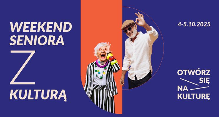 Plakat Weekend Seniora z Kulturą w Centrum Historii Zajezdnia – wystawa „Wrocław 1945-2016”