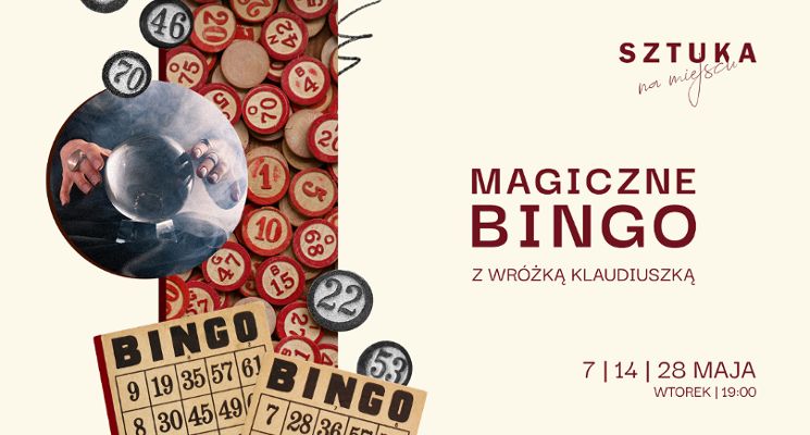 Plakat Magiczne BINGO! z Wróżką Klaudiuszką