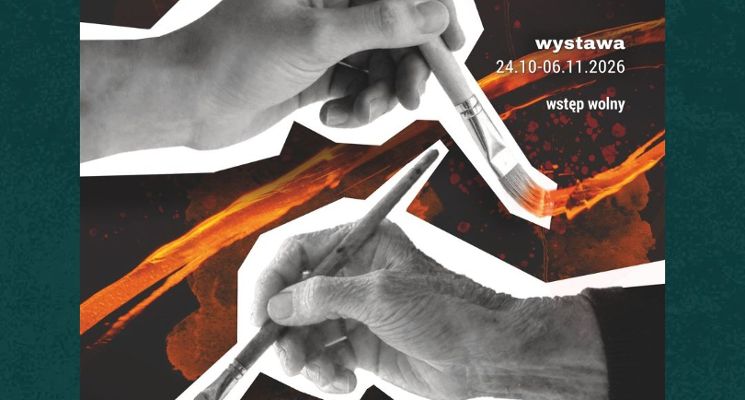 Plakat Wernisaż wystawy „Sztuka między pokoleniami”