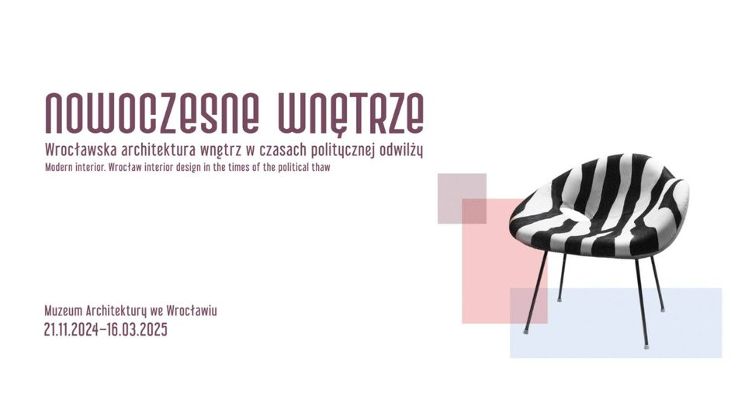 Plakat Nowoczesne wnętrze. Wrocławska architektura wnętrz w czasach politycznej odwilży