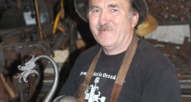 Plakat Spotkanie z artystą-kowalem Ryszardem Mazurem