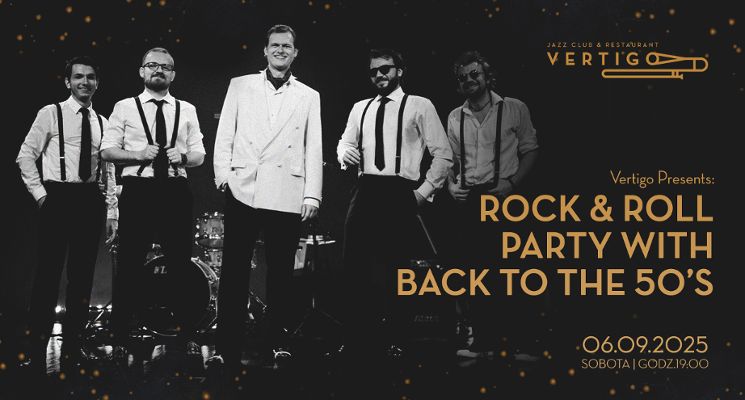 Plakat Rock & Roll Party with Back To The 50’s