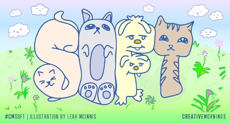 Plakat CreativeMornings: SOFT x Barbara Przerwa – śniadanie i prelekcja