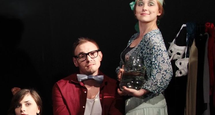 Plakat "Gąska" Nikołaja Kolady w Teatrze Sztampa
