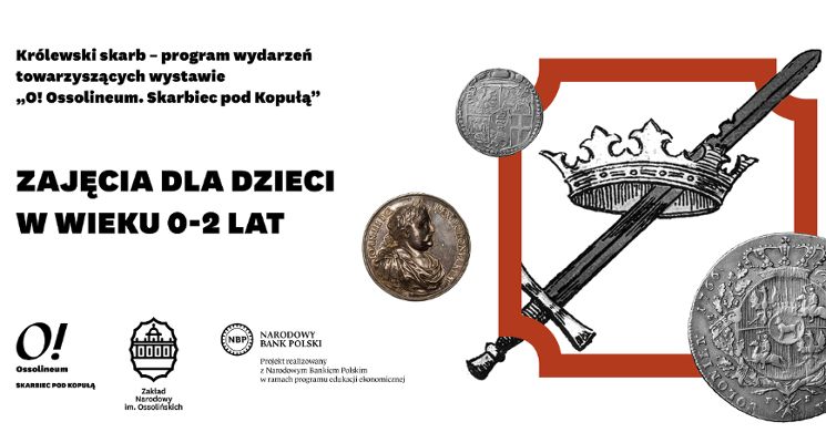 Plakat Świąteczne opowieści z królewskiego dworu – zajęcia z serii: Brzdąc w Ossolineum