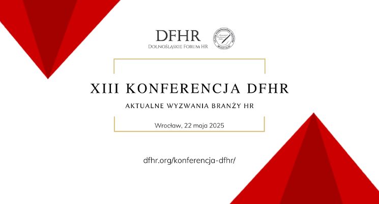 Plakat XIII Konferencja DFHR | Aktualne wyzwania branży HR