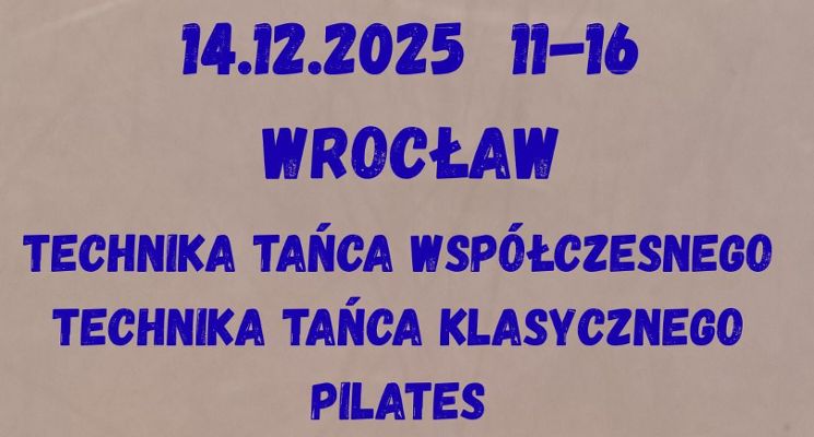 Plakat Potencjał Tańczącego Ciała - warsztaty taneczne