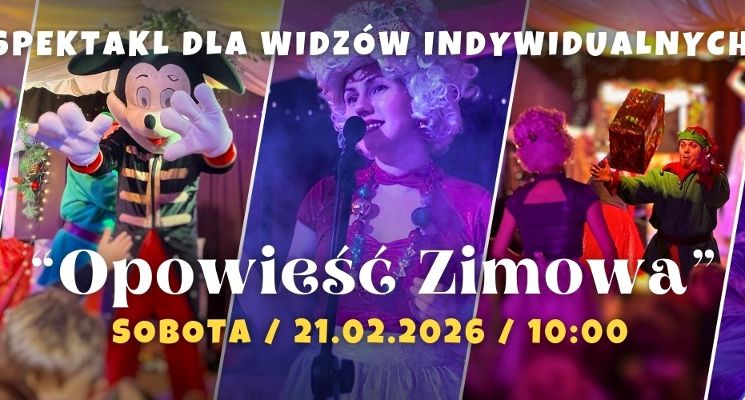 Plakat Bajeczna sobota "Opowieść zimowa"