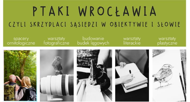 Plakat Spacer Ornitologiczny wzdłuż rzeki Oławy