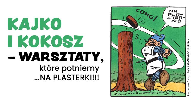 Plakat Warsztaty, które potniemy... NA PLASTERKI!