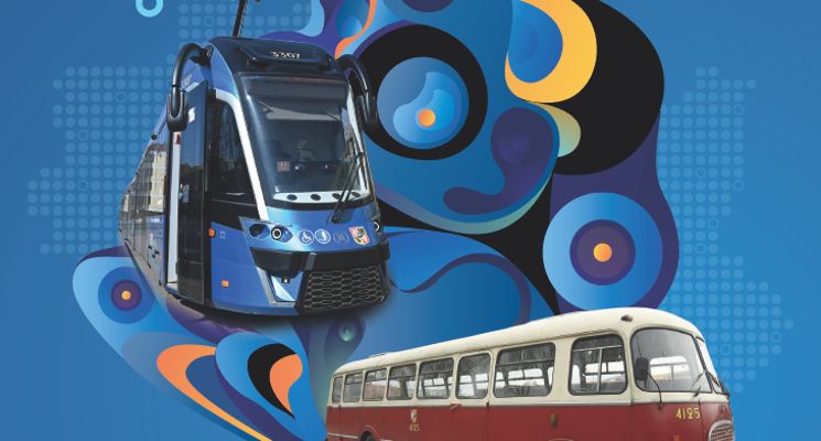 Plakat NOC MUZEÓW 2026 na Zajezdni Tramwajowej Borek