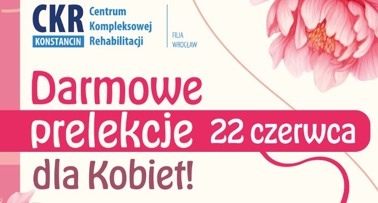 Plakat Kobieta w Centrum - Darmowe prelekcje dla kobiet w centrum Wrocławia