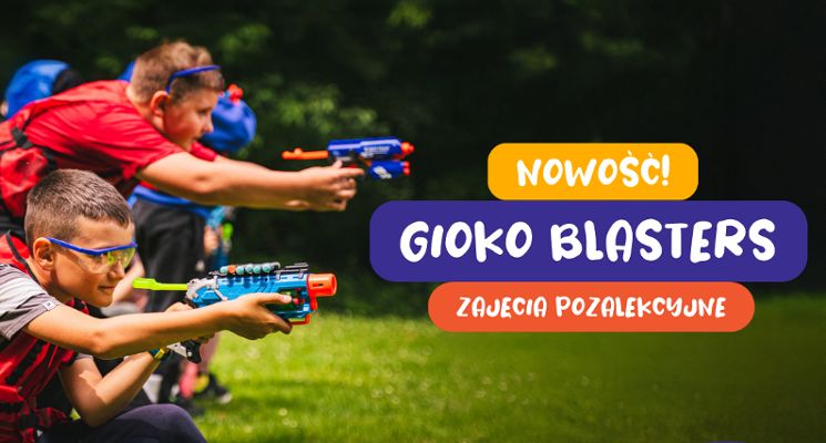 Plakat Zajęcia pozalekcyjne Gioko Blasters