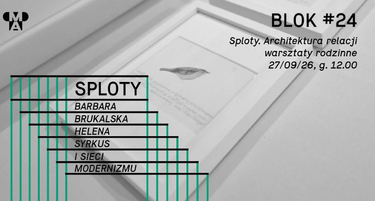 Plakat SPLOTY. Architektura relacji – warsztaty dla dzieci
