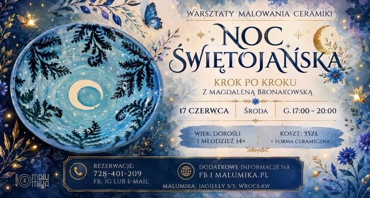 Plakat NOC ŚWIĘTOJAŃSKA KROK PO KROKU