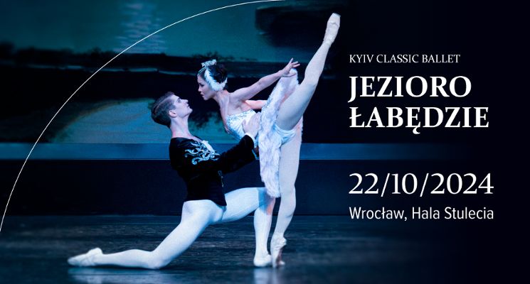 Plakat „Jezioro Łabędzie” z Kyiv Classic Ballet