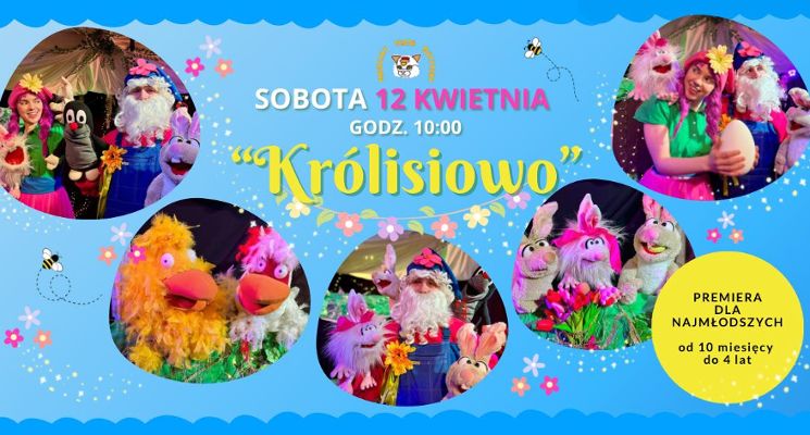 Plakat Spektakl dla dzieci „Królisiowo” [premiera]