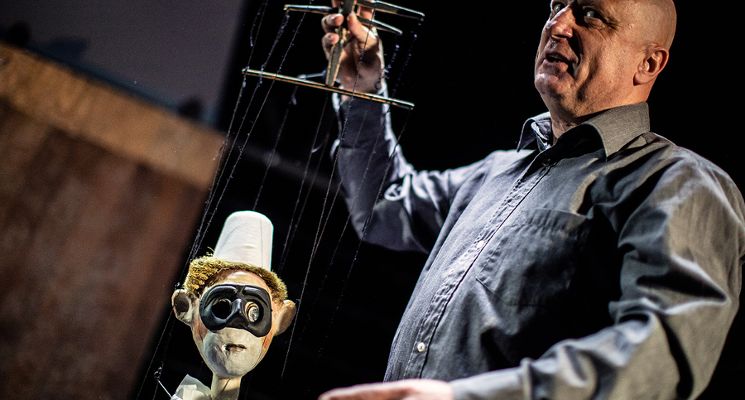 Plakat Matei Brunul - Spektakl Jerzego Bielunasa i Anety Głuch-Klucznik