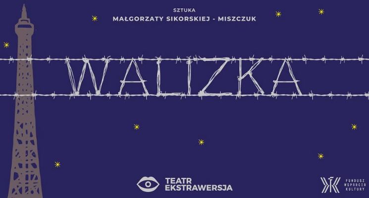 Plakat „Walizka” Teatr Ekstrawersja
