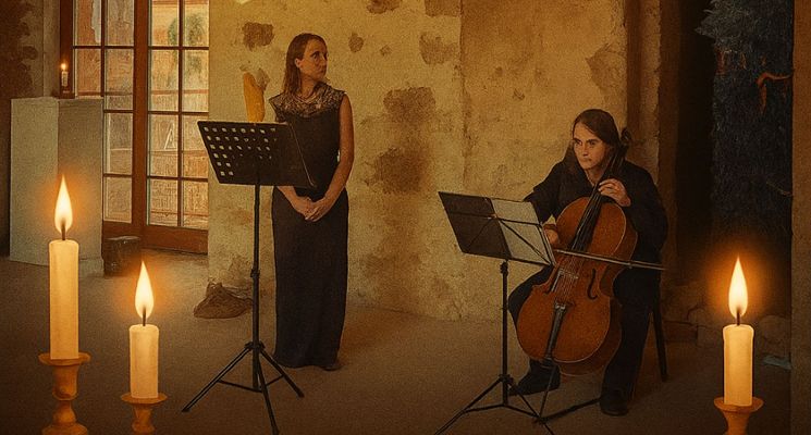 Plakat Ewolucja miłości – od zakochania po rozstanie. Koncert muzyki klasycznej w blasku świec
