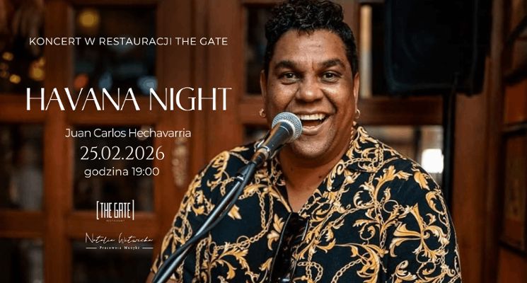 Plakat Havana Night - koncert w restauracji The Gate