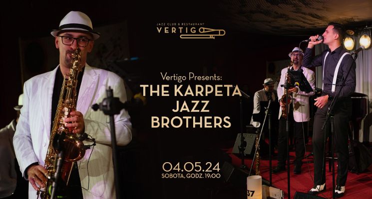 Plakat Swing evening show with Karpeta Jazz Brothers