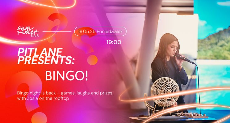 Plakat Pitlane Presents: BINGO!