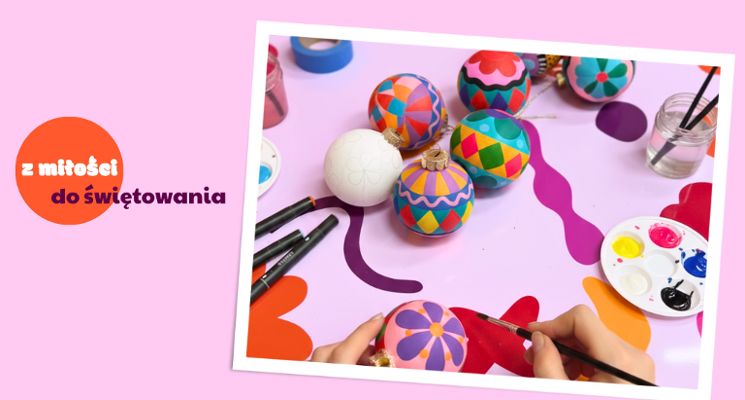 Plakat Malowanie bombek [warsztaty]