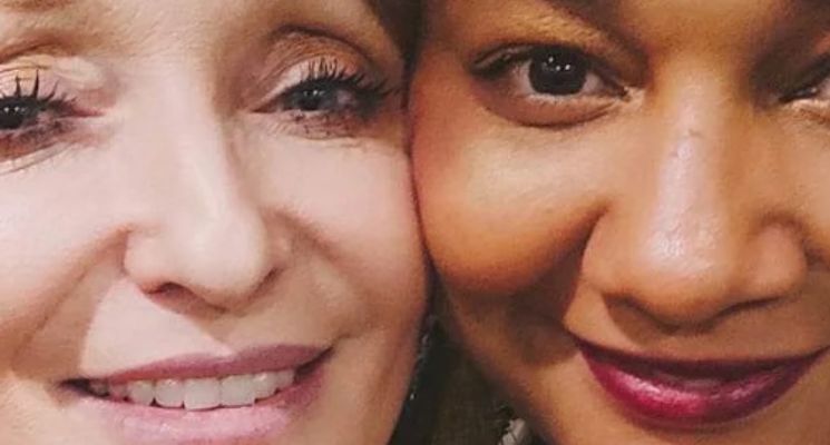 Plakat Wrocławskie Spotkania Teatralne: Justyna Szafran i Emose Katarzyna Uhunmwangho