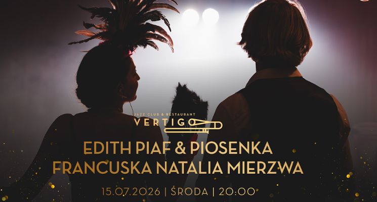 Plakat Edith Piaf & Piosenka Francuska - Natalia Mierzwa